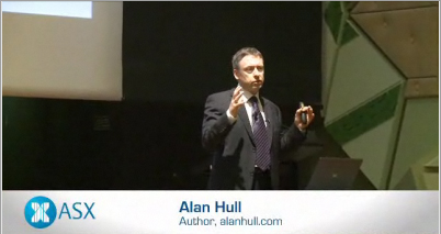 Alan Hull presenting at the ASX